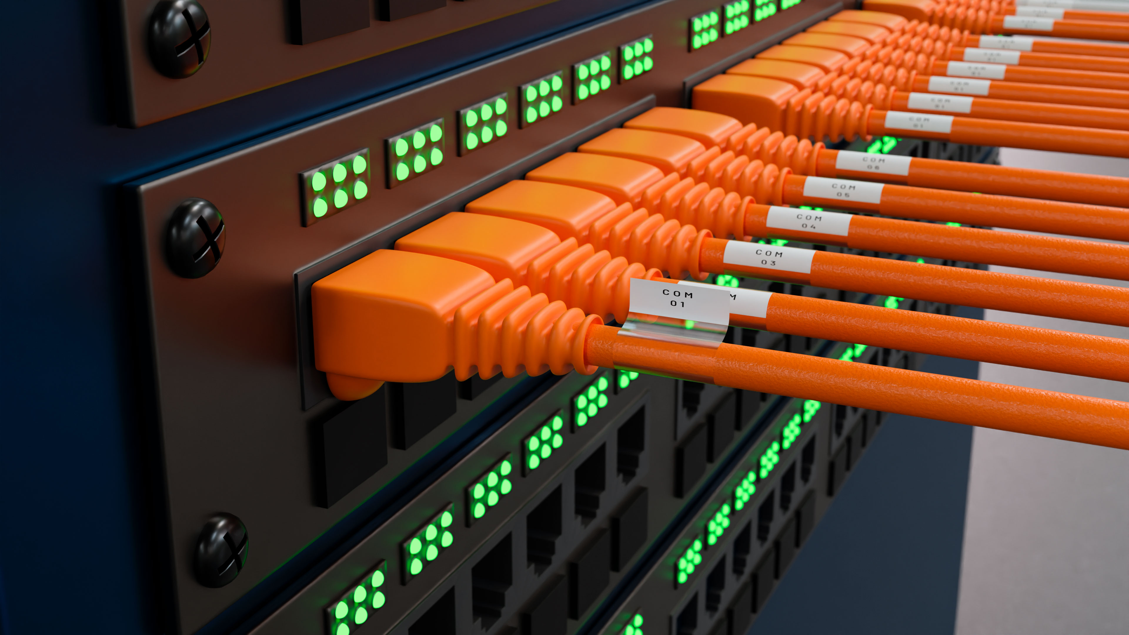 Beschriftung für Kabel