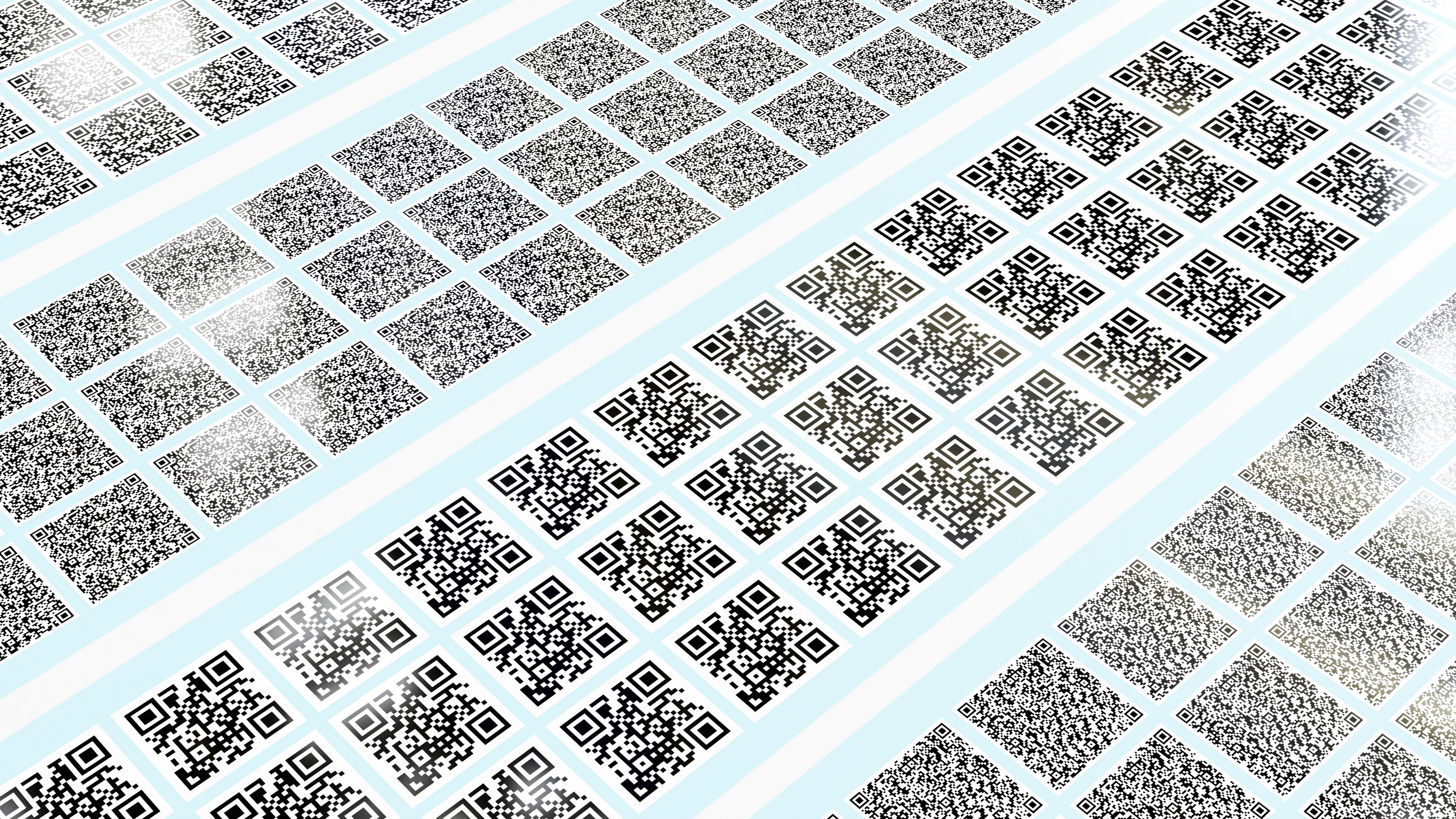 Aufkleber mit QR-Code