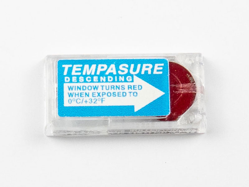 Tempasure, Temperaturindikator für Kälte, Vogelperspektive