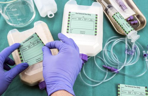 Beschriftbare Prüfetiketten für Katheter, Blutbeutel und Krankenhäuser