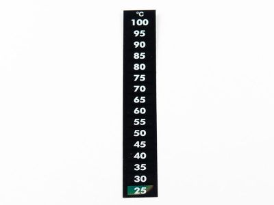 Klebethermometer reversibel, Klebethermometer 25°C bis 100°C