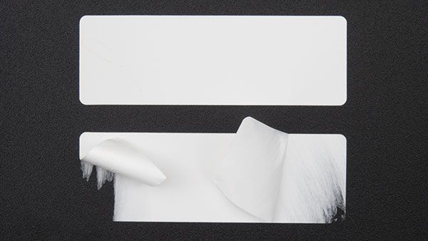 Nicht ablösbare Sicherheitssiegel