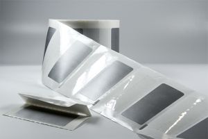 Z-FilmEtiketten, selbstlaminierbare Etiketten zum Falten Unipress