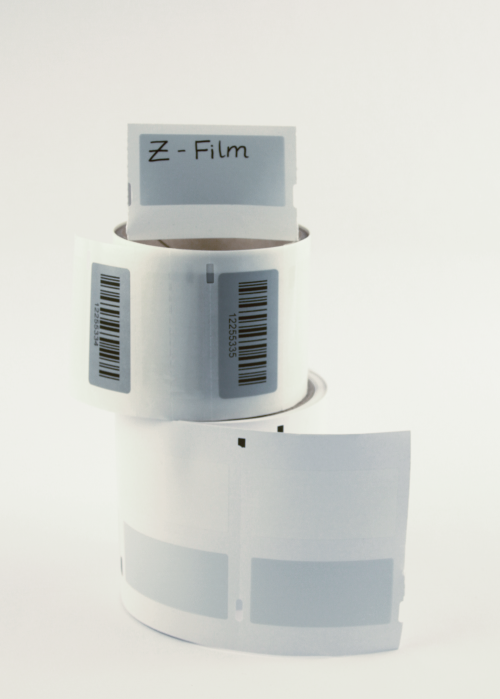 selbstlaminierende Etiketten mit Z-Film Falttechnik